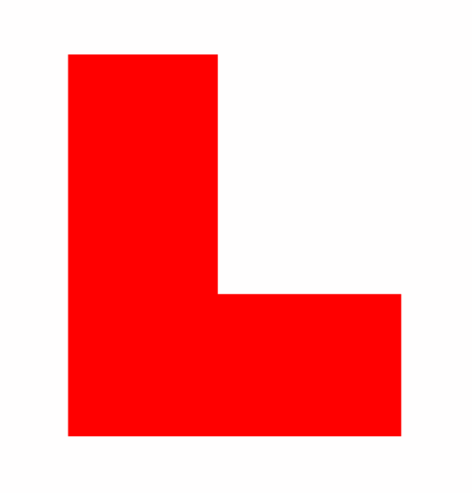 Learner L Plate